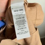 Iris & Ink Neutral Beige Linen Utility Shirt Dress Tan Size 10 Photo 8