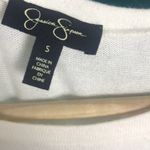 Jessica Simpson Off white light sweater with black ribbon … Photo 2