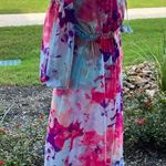 MISA Los Angeles Misa Vibrant Multicolor Floral Maxi Dress Photo 3