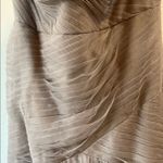 Jenny Yoo  Collection Ava Taupe Strapless Tulle Dress - Size 8 / Medium (Approx.) Photo 6