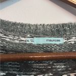 Maurice's Gray Charcoal Black and White Fair Isle Print Knit Sweater Photo 3