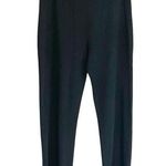 Thom Smith Atelier XXI Black Pant Stretch Wide Leg Side Zip Medium Photo 0