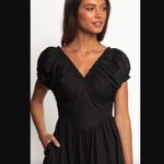 Petal and Pup  Larson Black Maxi Dress 4 NWT Photo 2