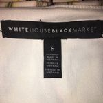 White House | Black Market 🎁 Zigzag Print Shell Top Canary Ecru Photo 4