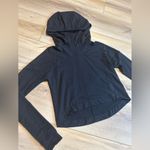 Lululemon  All Yours Cropped Hoodie - Black Photo 4