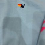 Rare Aviator Nation Sky Blue 4 Bolt Relaxed Crewneck Sweatshirt Sky Neon Pink Photo 4