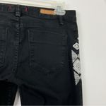 Sanctuary Denim Embroidered Black Jeans Size 26 Photo 3