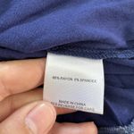 Modcloth  Dress Womens XS Blue Long Sleeve Ruffle Hem Bell‎ Sleeve Stretch Boho Photo 4