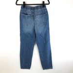 SO  Women's Blue Super High Rise Drawstring Waist Cotton Denim Jogger Size 1/25 Photo 1