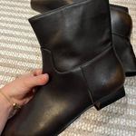 Free People  Easy Does It Vegan Ankle Boots in Chocolate Brown Photo 6