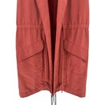 Elevenses by Anthropologie Old Town Rust Vest Longline size Extra Small XS Photo 4