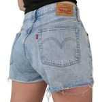 Levi's Levi’s 501 High Waisted Original Denim Shorts - Light Wash Blue Photo 1
