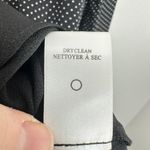 ALC Frank A.L.C. Black White Polka Dot 100% Silk Long Sleeve Mini Dress Size 4 Fit & Flare Photo 7