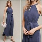 Anthropologie Moulinette Soeurs Eremita Blue Wide Leg Jumpsuit Size S NWT Photo 1