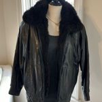 Andrew Marc Vintage Marc by Leather Jacket, lined w/genuine removable mink vest Photo 6