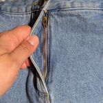 Vtg Y2K Carole Little Blue Denim Floral Embroidered Mirror Mini Skirt Sz 10 Photo 4