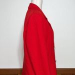 Gorgeous Vintage Y2K Sheridan Square Red Blazer! Size 12 Photo 2