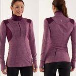 Lululemon  Run Your‎ Heart Out Pullover Quarter Zip in Heathered Plum Photo 1