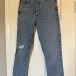 AGOLDE  Slim Straight Light Wash Jeans Size 26 Button Fly Photo 2