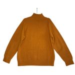 TAILTEANN Ireland Vintage Lambswool Turtleneck Sweater L Mustard Cozy 90's Retro Orange Size L Photo 1