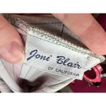 Blair dress long sleeved v neck striped puff long sleeves pink gray tan barbiecore Photo 9