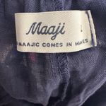 Maaji NWT  Anahi Linen Cover-Up Maxi Dress Women's Blue Size Large Photo 7