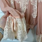 Revolve x We Are HAH Queen 4 A Day Copper Rose Sheer Lace Bodysuit Size Small Photo 2