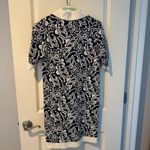 Ramy Brook NWT Erin Knit Printed Collared Blue & Cream Mini Dress | M Photo 4