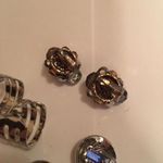 Lot Of 3 Vintage Costume Jewelry Earrings Clip On 3 Signed SARAH Barclay Vogue Photo 9