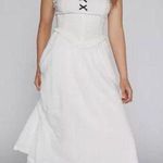 Urban Outfitters NWOT  white fairy strapless midi dress Photo 0
