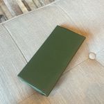 Longchamp Olive Fold Over Eye Glass Case Photo 4