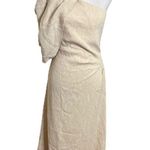 Johanna Ortiz Sea Island One Shoulder Dress Ivory Women’s Size 6 Convertible Photo 0