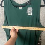 Forever 21  Woman Size 3X Rushed Sleeveless hunter green Fitted Dress NWT‎ Photo 1
