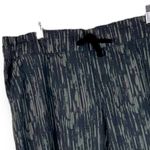 Women’s Joggers Elastic Tie Waist Athletic Casual Green Black Print Size XL Photo 4