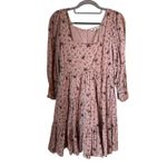 Madewell  Pink Floral Babydoll Dress - 2 Photo 1
