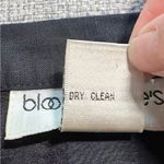 Bloomingdale’s Linen Blend Black Ruffle Hem Skirt Knee Length Sz 10💛 Photo 8