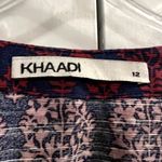 Khaadi pakistani long top size 12 purple blue Photo 2