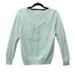 Mossimo Light Blue Rabbit Cotton Crewneck Sweater Size M Size M Photo 0