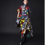 Akris Punto NWT Midi Dress with Fancy Butterfly Print Photo 1