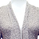 Joie  Chunky Neutral Knit Open Cardigan Sweater L Photo 4