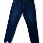 Loft Dark Wash Stretch Demin Skinny Jeans Size 12 Regular Photo 0