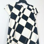Julie Brown Women’s Stylish Black and White Checkered Dress Photo 1