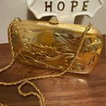 Metal formal Vintage clutch in gold tone Photo 3
