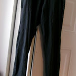 PINK - Victoria's Secret  pink all over band leggings in black and white size medium. Photo 0