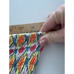 Lucky In Love Feeling Groovy Skort Skirt L Yellow Pink Smocked Golf Pickleball * Size L Photo 8