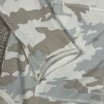 ATM Anthony Thomas Melillo French Terry Sweatshirt Womens Small Tan White Camo Photo 2