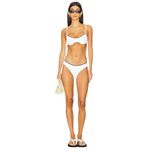 Solid & Striped  The Daphne Bikini Bottom in Marshmallow Medium New Womens Photo 3
