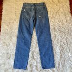 We The Free Free People  Distressed Button Fly High Waisted Jeans Photo 1