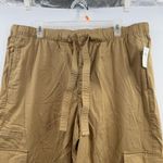 Gap Cargo Easy Pants fine twill in sand khaki womens XL NWT wide leg Photo 1