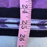 Vintage 90s Las Vegas Aztec Purple Graphic Pullover Crewneck Sweater Sweatshirt Size L Photo 6
